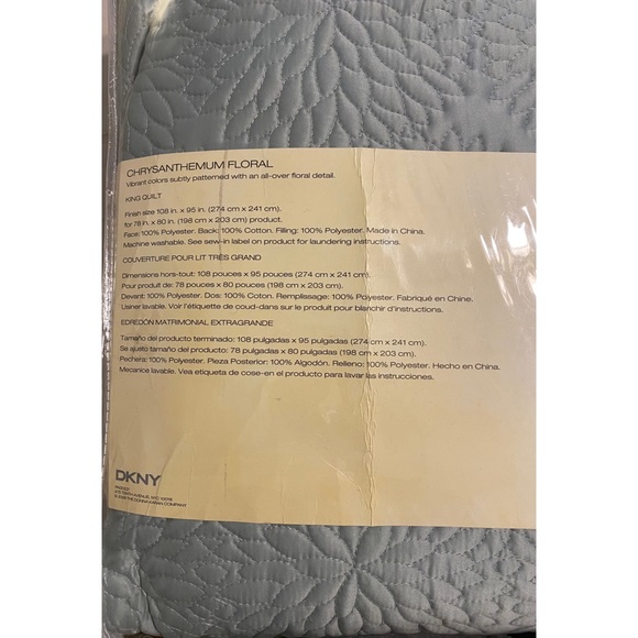 Dkny Bedding Dkny King Sized Floral Quilt Poshmark